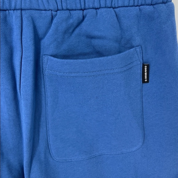 Converse All Star NWT Blue fleece Shorts men’s medium - Picture 7 of 9